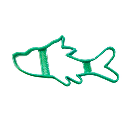 Green Fish Dr Seuss Book One Fish Two Fish Cookie Cutter Made In USA PR2482