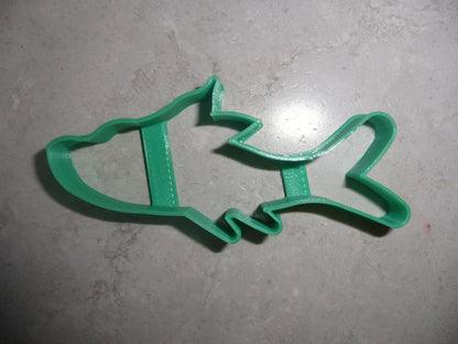 Green Fish Dr Seuss Book One Fish Two Fish Cookie Cutter Made In USA PR2482