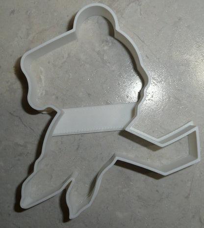 Ice Hockey Player With Stick Outline Cookie Cutter Made In USA PR2483