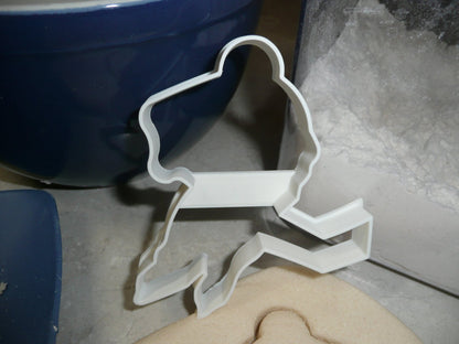 Ice Hockey Player With Stick Outline Cookie Cutter Made In USA PR2483