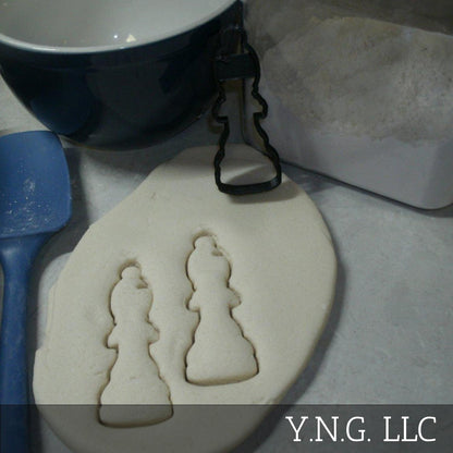 Bishop Chess Board Game Piece Mitre Hat Cookie Cutter Made In USA PR2487