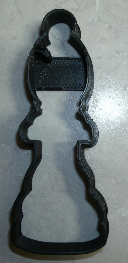 Bishop Chess Board Game Piece Mitre Hat Cookie Cutter Made In USA PR2487