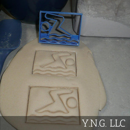 Swimming Swim Logo Pool Exercise School Sport Cookie Cutter Made In USA PR2498