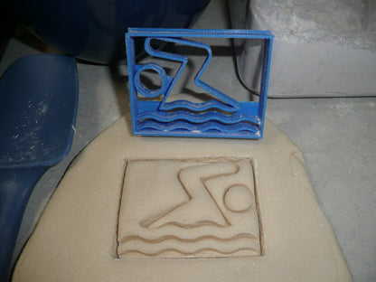 Swimming Swim Logo Pool Exercise School Sport Cookie Cutter Made In USA PR2498