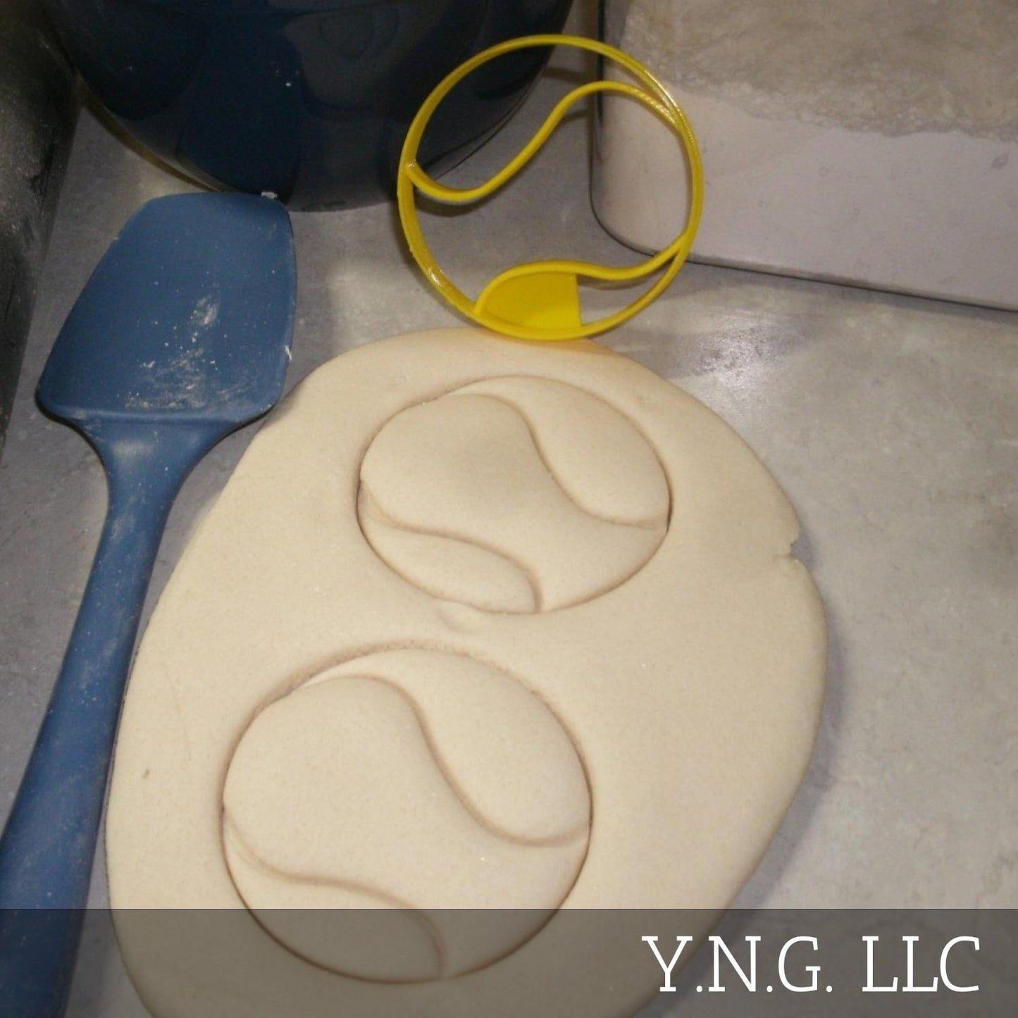 Tennis Ball Singles Doubles Match Sports Cookie Cutter Made In USA PR2500