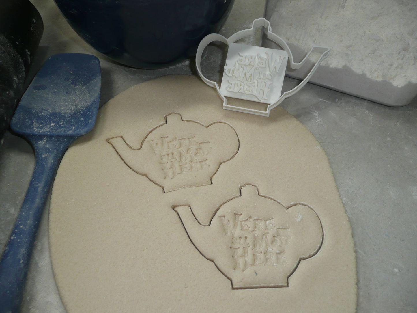 We're All Mad Here Alice in Wonderland Cookie Cutter Made In USA PR2506