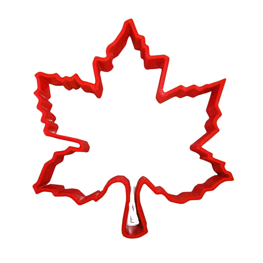 6x Maple Leaf Outline Fondant Cutter Cupcake Topper 1.75 IN USA FD251