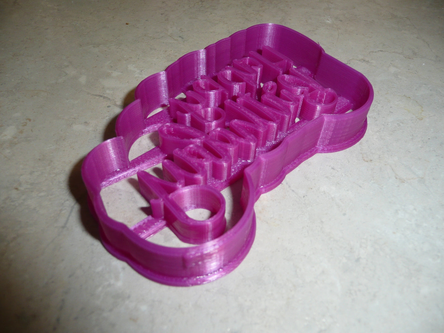 Happy Birthday Words Fun Font Party Celebration Cookie Cutter Made In USA PR2514