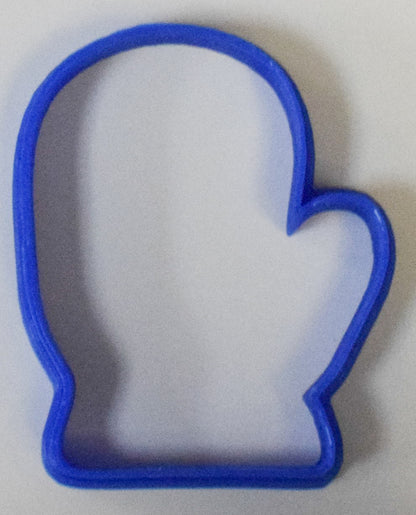 6x Mitten Outline Fondant Cutter Cupcake Topper 1.75 IN USA FD252