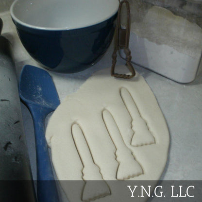 Broom Stick House Cleaning Flying Witch Cookie Cutter Made In USA PR2526