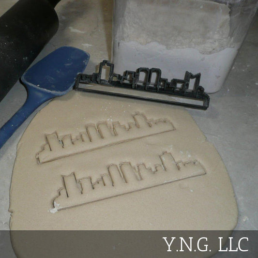 Fort Worth Texas City Skyline Horizon Cookie Cutter Made In USA PR2544