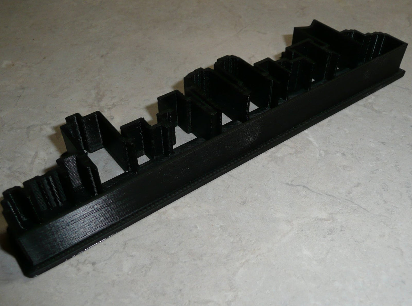 Fort Worth Texas City Skyline Horizon Cookie Cutter Made In USA PR2544