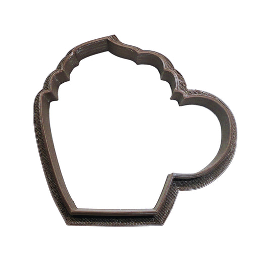 6x Cocoa Hot Chocolate Fondant Cutter Cupcake Topper 1.75 IN USA FD258