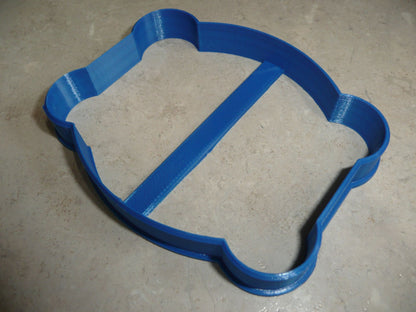 6x Fancy Plaque Frame 2 Fondant Cutter Cupcake Topper 1.75 IN USA FD259