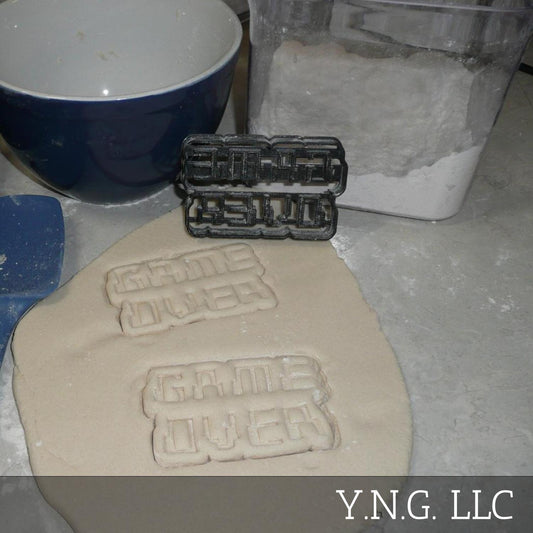 Game Over Wedding Bachelor Nerd Video Games Cookie Cutter Made In USA PR2599