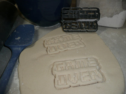 Game Over Wedding Bachelor Nerd Video Games Cookie Cutter Made In USA PR2599