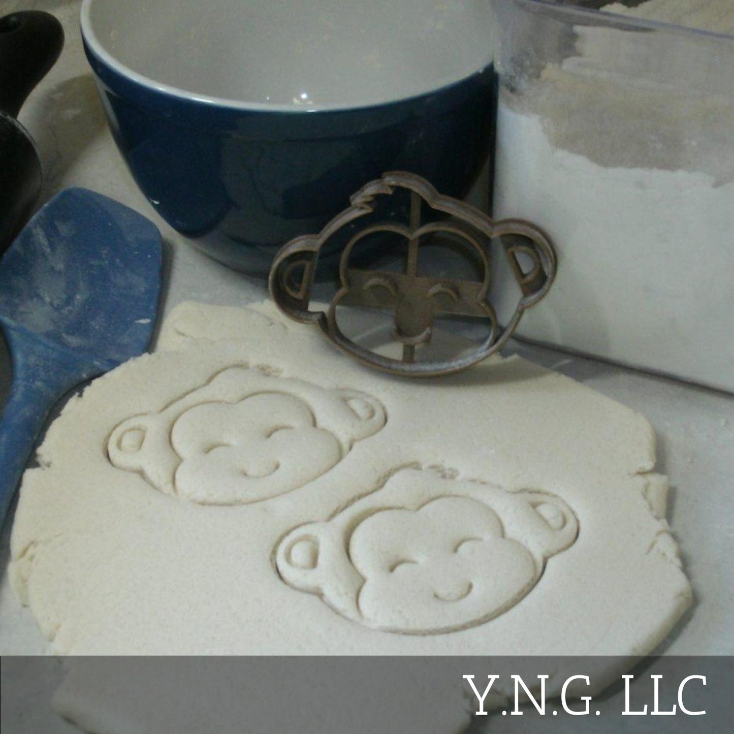 Monkey Face Detailed Zoo Animal Safari Cookie Cutter Made In USA PR2621