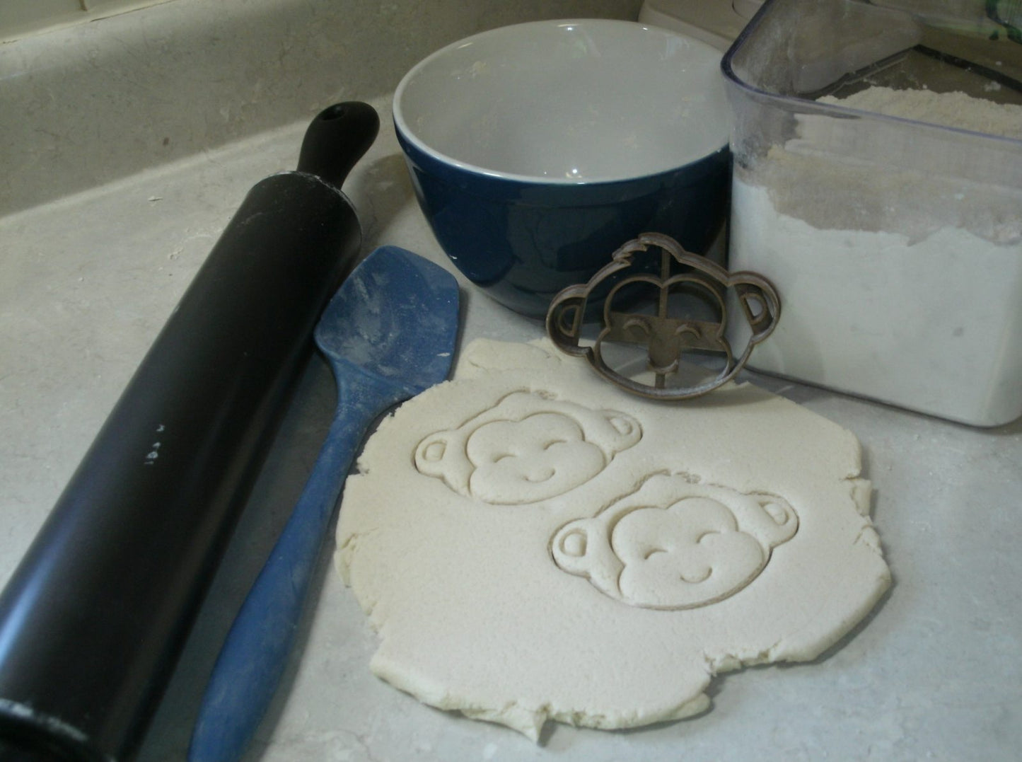 Monkey Face Detailed Zoo Animal Safari Cookie Cutter Made In USA PR2621