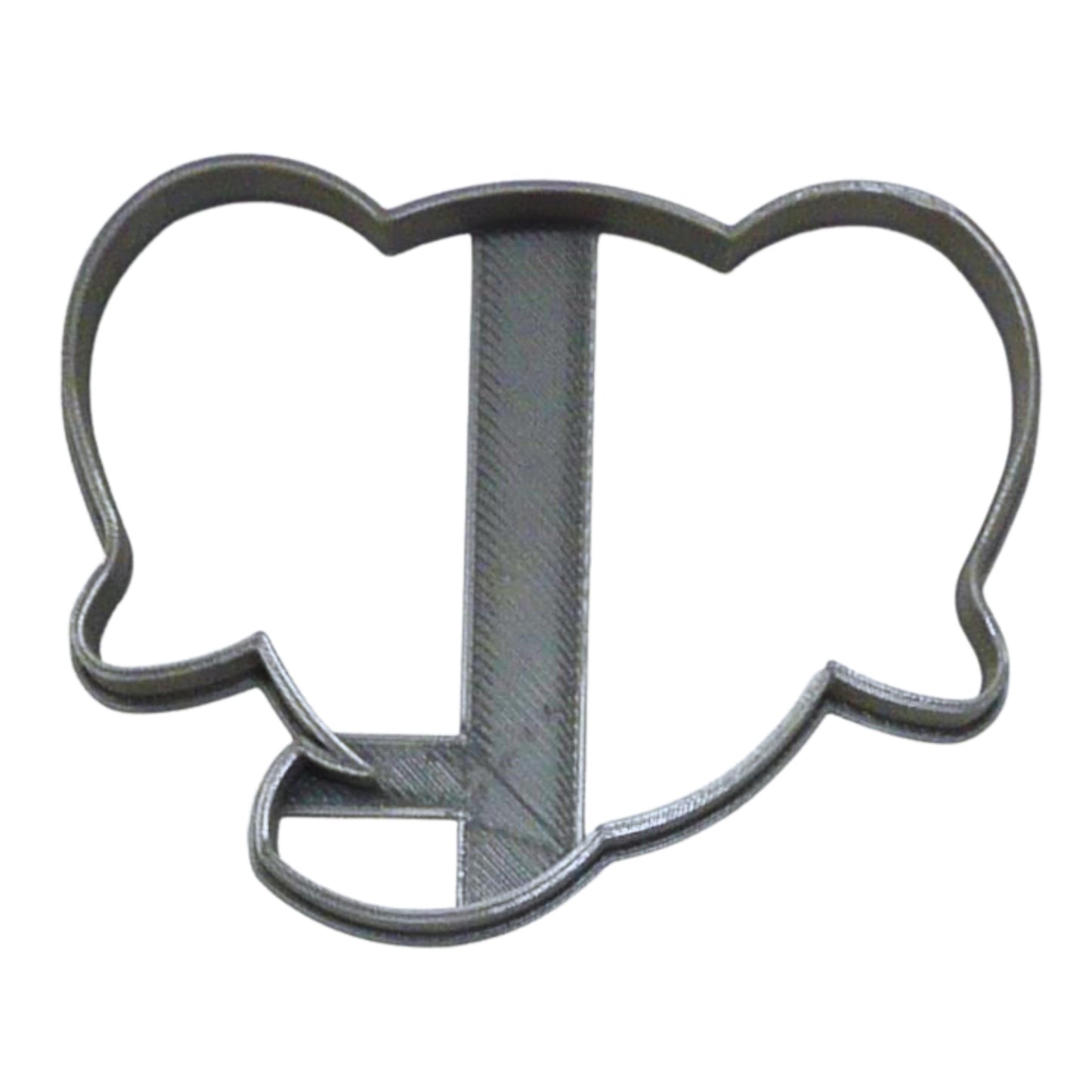 Elephant Outline Face Zoo Animal African Safari Cookie Cutter Made In USA PR2624