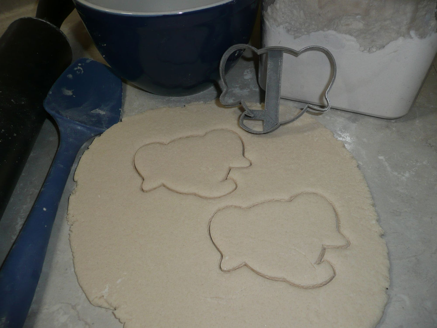 Elephant Outline Face Zoo Animal African Safari Cookie Cutter Made In USA PR2624