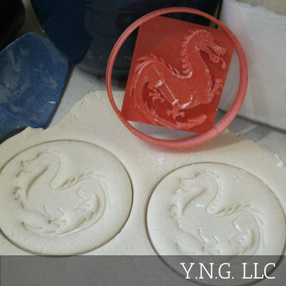 Dragon Fire Breathing Winged Creature Cookie Cutter Made In USA PR2668