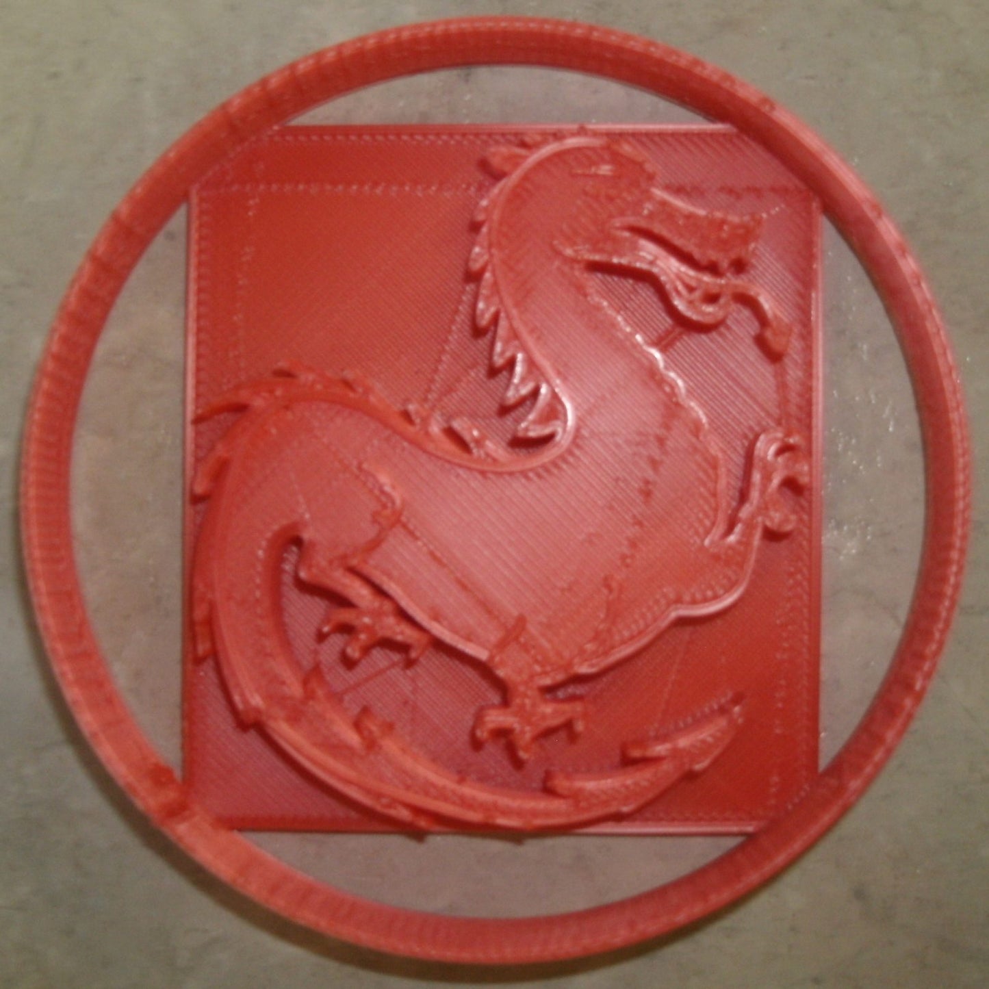 Dragon Fire Breathing Winged Creature Cookie Cutter Made In USA PR2668