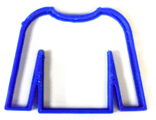 6x Ugly Christmas Sweater Fondant Cutter Cupcake Topper 1.75 IN USA FD266