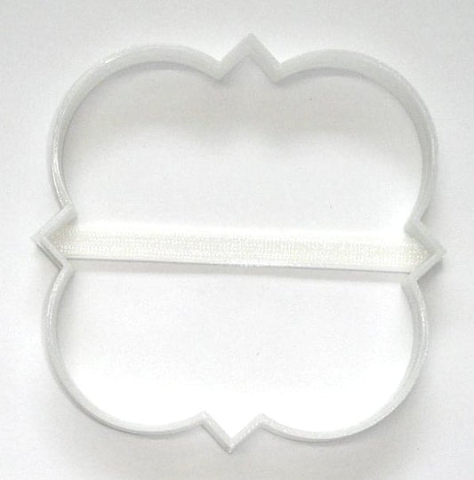 6x Abigail Frame Fondant Cutter Cupcake Topper 1.75 IN USA FD268