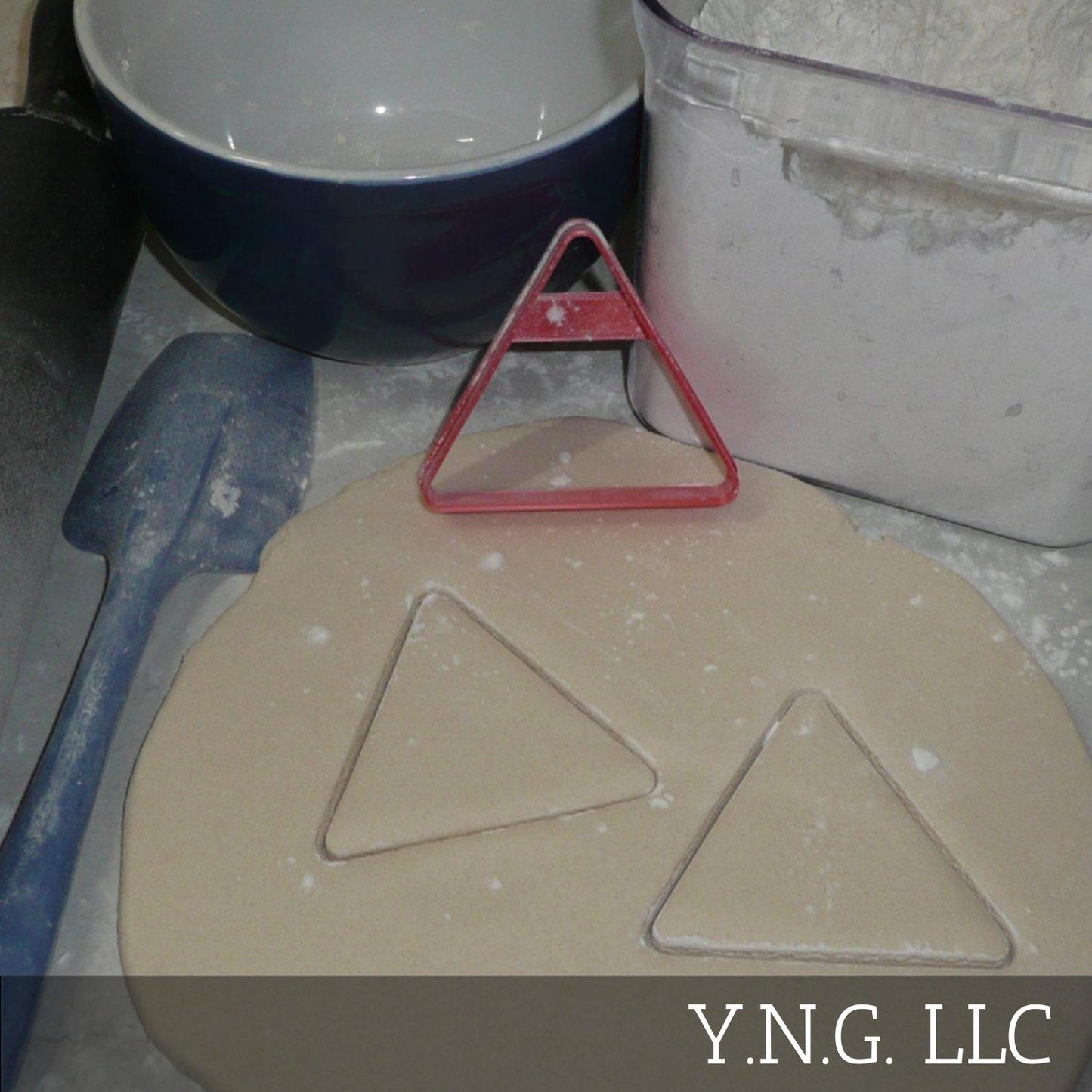 Triangle Shape Yield Road Sign Pool Rack Cookie Cutter Made In USA PR2688