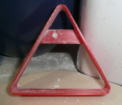 Triangle Shape Yield Road Sign Pool Rack Cookie Cutter Made In USA PR2688