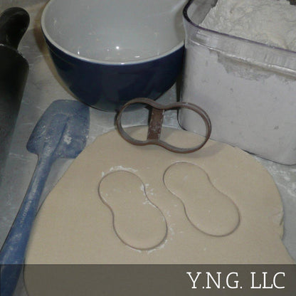 Peanut Nut Outline Circus Carnival Cookie Cutter Made In USA PR2690