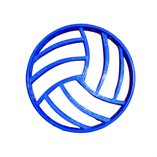 6x Volleyball Volley Ball Fondant Cutter Cupcake Topper 1.75 IN USA FD270