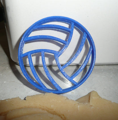 Volleyball Detailed Small Size Sports Cookie Cutter Made in USA PR270