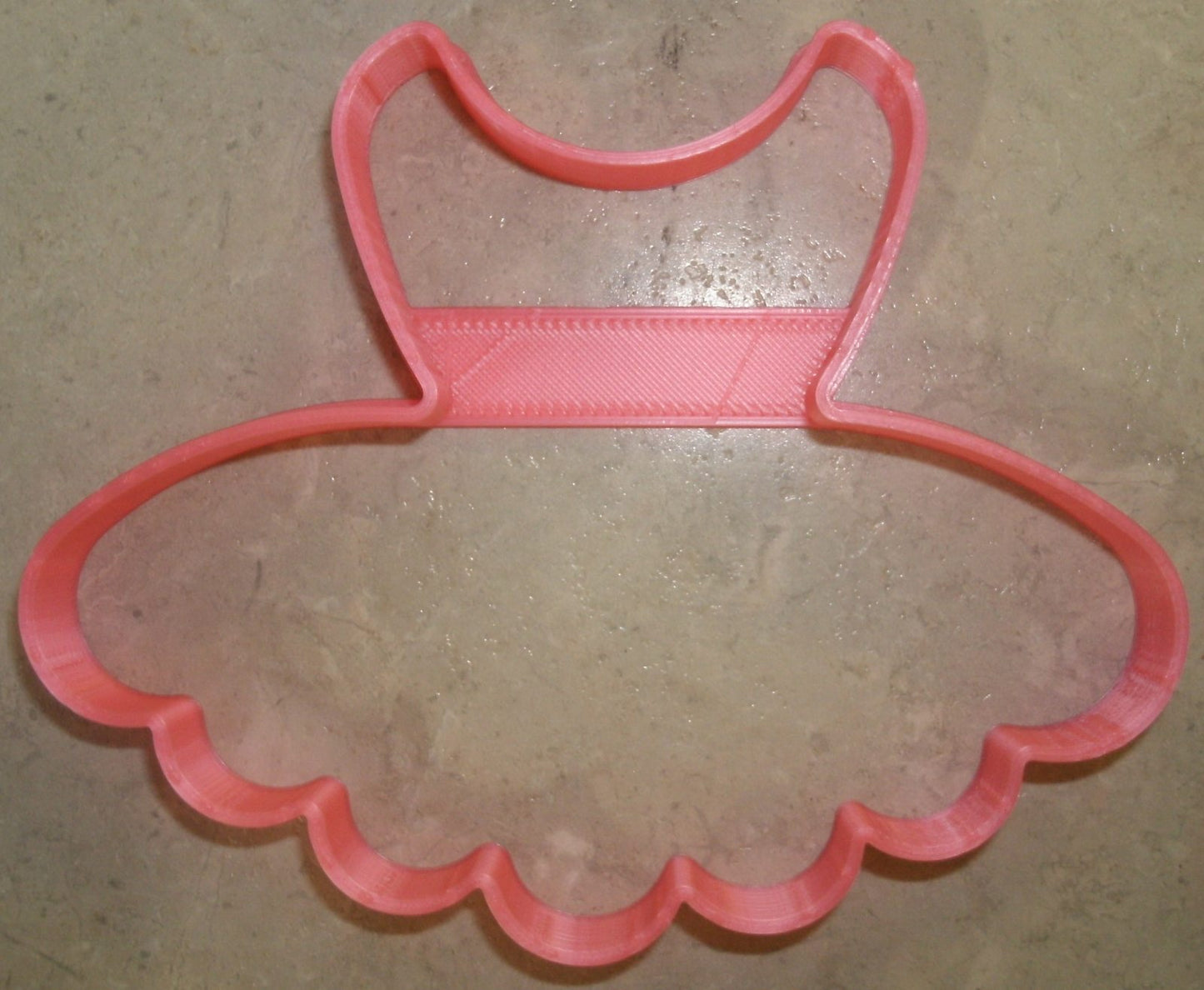6x Tutu Skirt Fondant Cutter Cupcake Topper 1.75 IN USA FD2710