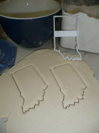 State of Indiana Outline Hoosier Midwest Cookie Cutter Made In USA PR2714