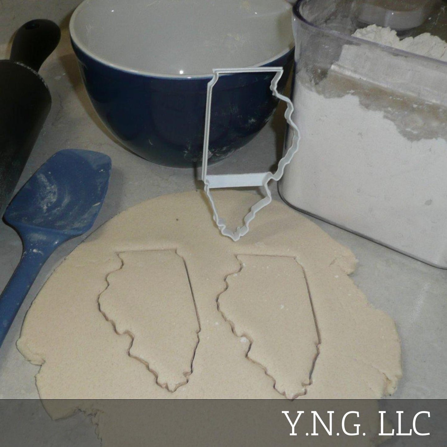 State of Illinois Outline Land of Lincoln Cookie Cutter Made In USA PR2716
