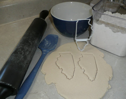 State of Illinois Outline Land of Lincoln Cookie Cutter Made In USA PR2716