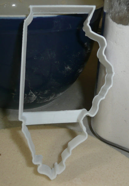 State of Illinois Outline Land of Lincoln Cookie Cutter Made In USA PR2716