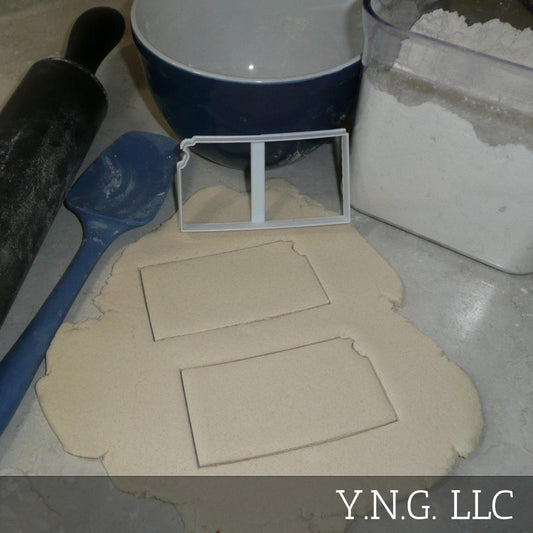 State of Kansas Outline Sunflower Plains Cookie Cutter Made In USA PR2717