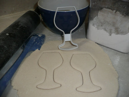 Wine Glass Alcoholic Stemmed Drink Cookie Cutter Made In USA PR2856