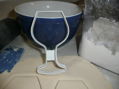 Wine Glass Alcoholic Stemmed Drink Cookie Cutter Made In USA PR2856