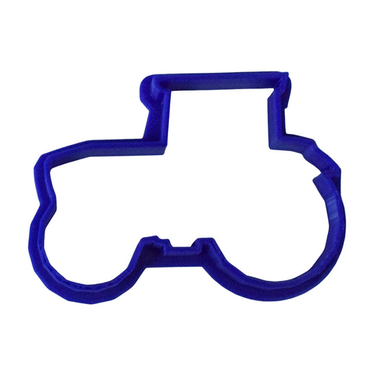 6x Farm Tractor Outline Fondant Cutter Cupcake Topper 1.75 IN USA FD286