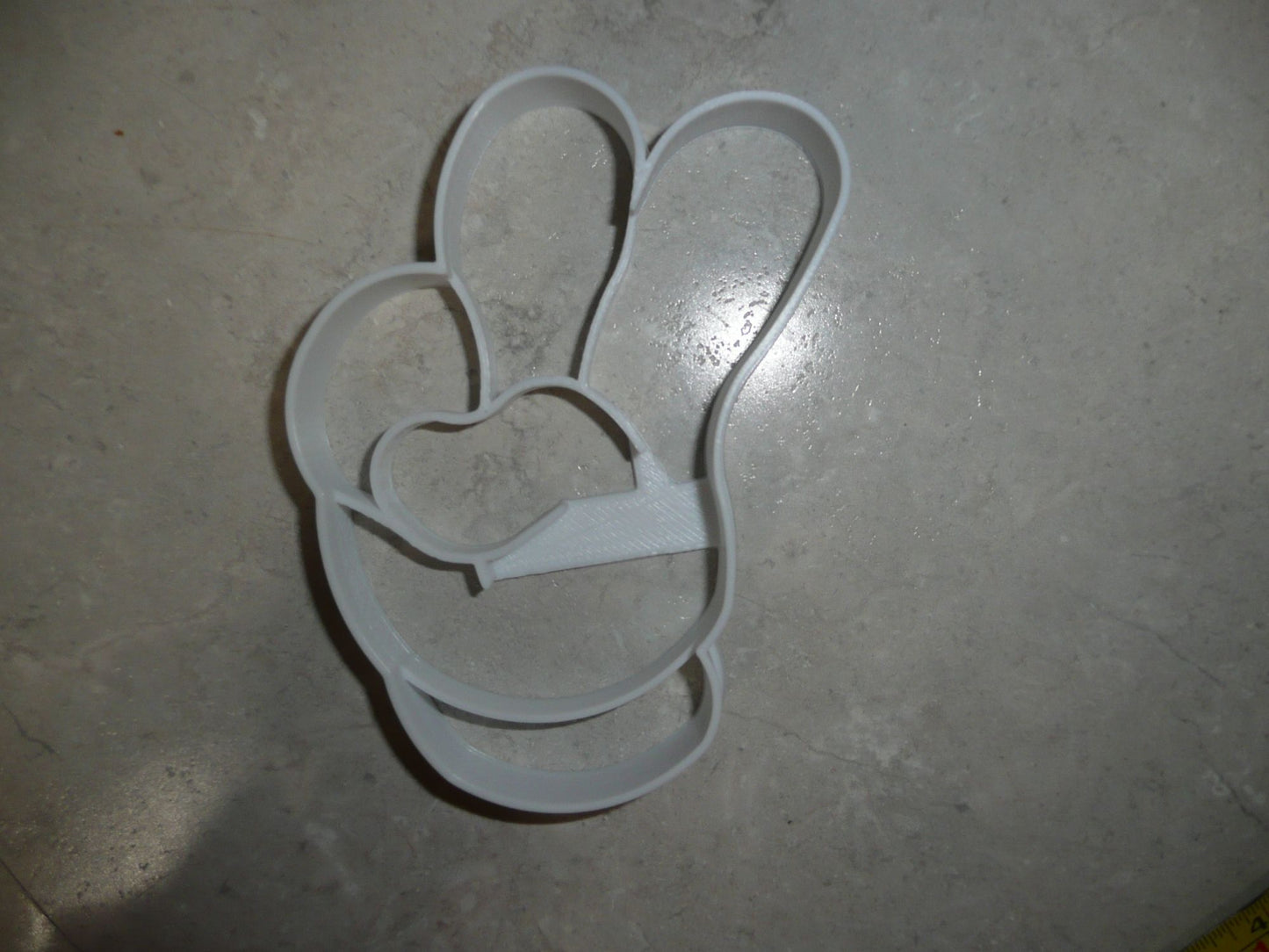 Mickey Mouse Glove Number 2 Second Birthday Cookie Cutter Made In USA PR2877