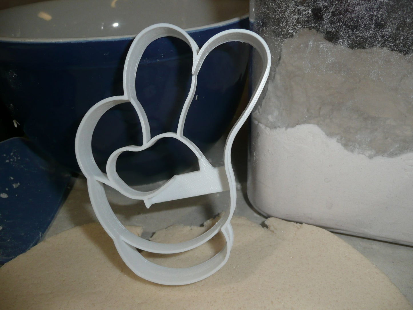 Mickey Mouse Glove Number 2 Second Birthday Cookie Cutter Made In USA PR2877