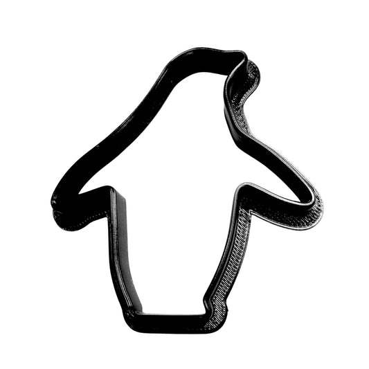 6x Penguin Outline Fondant Cutter Cupcake Topper 1.75 IN USA FD290