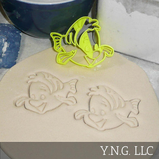 Flounder Tropical Fish Little Mermaid Movie Cookie Cutter Made In USA PR2925