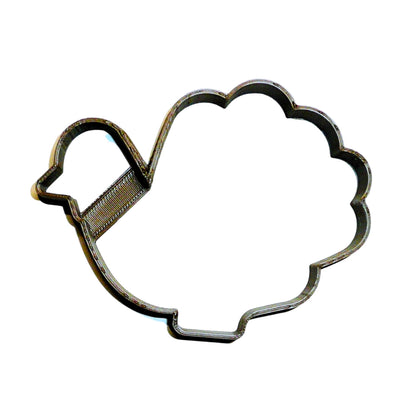 Turkey Side Facing Thanksgiving Holiday Feast Cookie Cutter Made In USA PR2942
