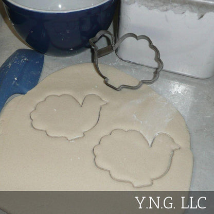 Turkey Side Facing Thanksgiving Holiday Feast Cookie Cutter Made In USA PR2942