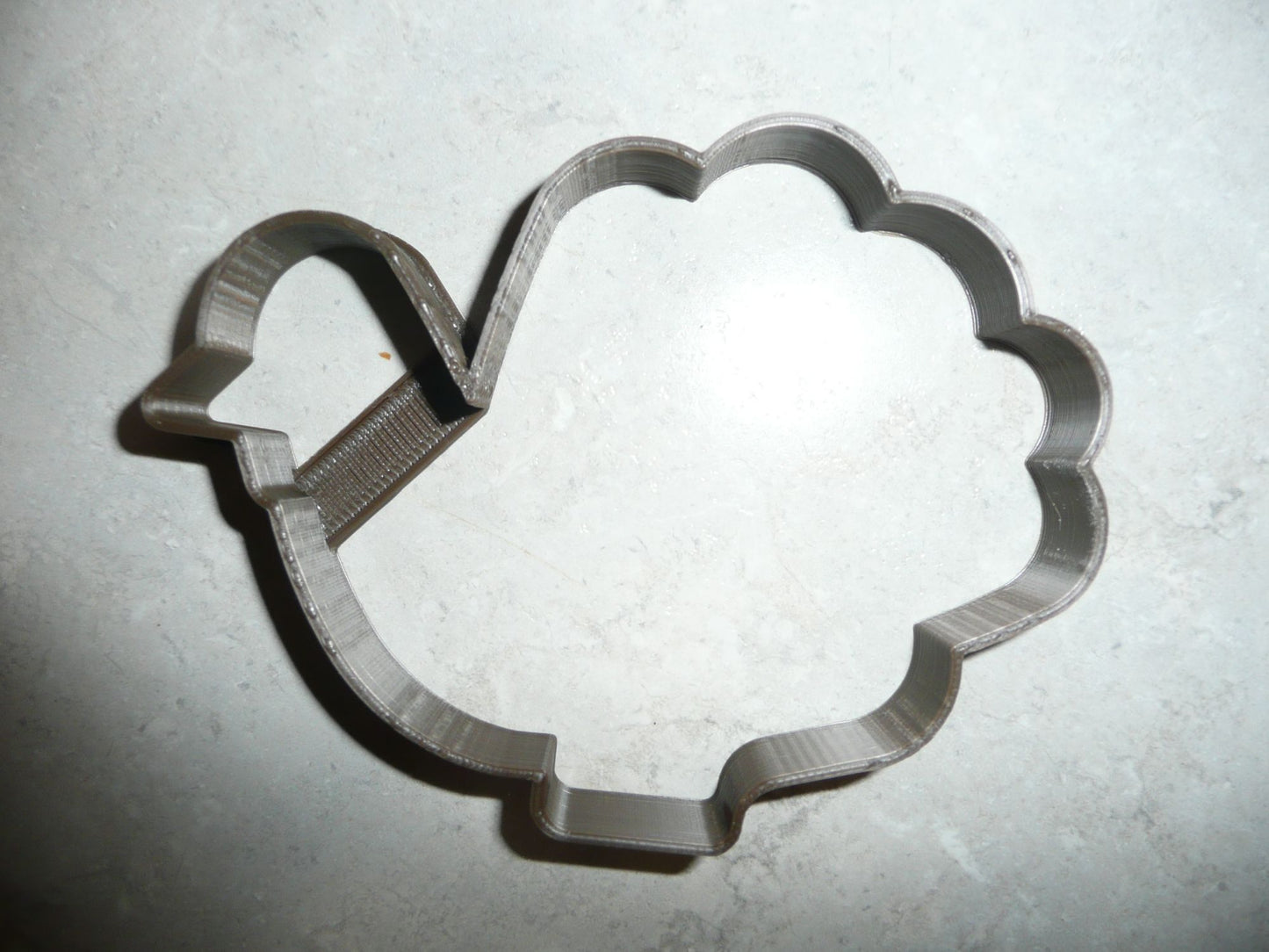Turkey Side Facing Thanksgiving Holiday Feast Cookie Cutter Made In USA PR2942