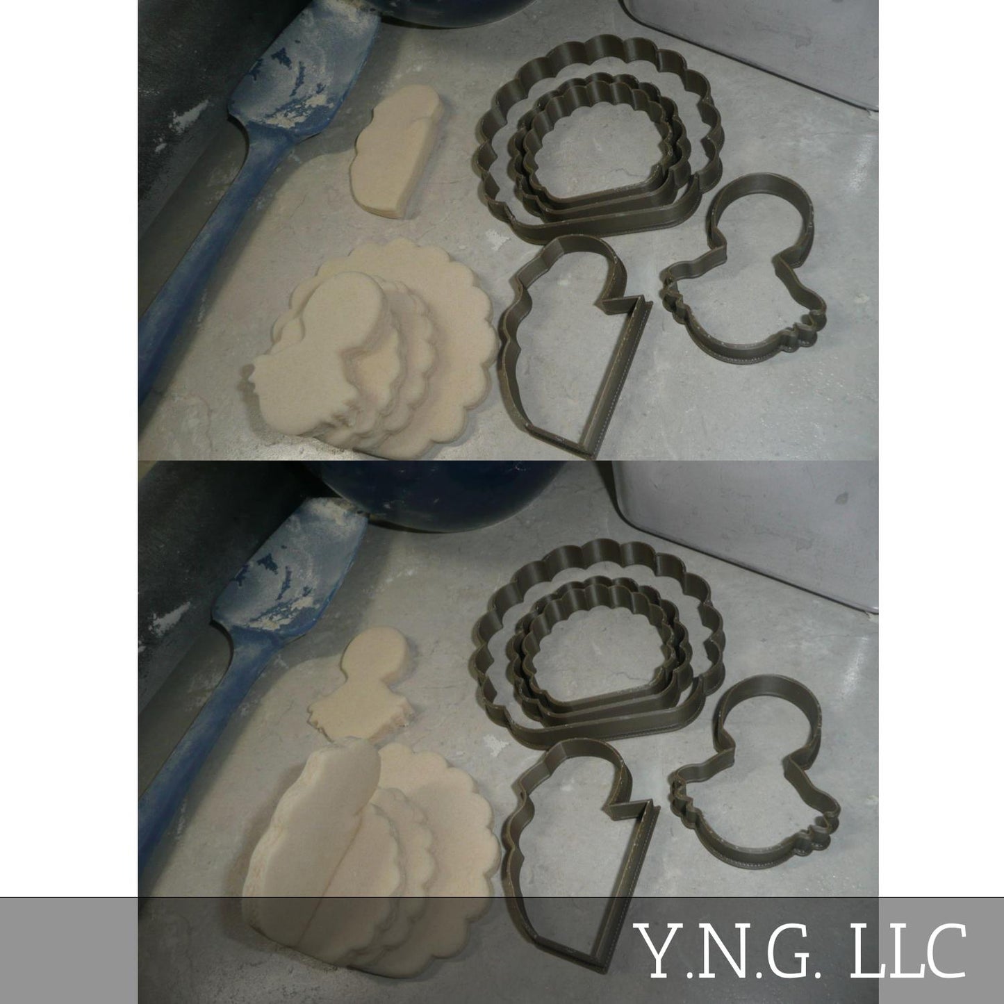 Turkey 5 Piece Set Thanksgiving Holiday Cookie Cutter Made In USA PR2973